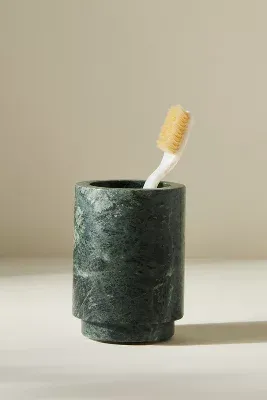 Esmeralda Marble Toothbrush Holder