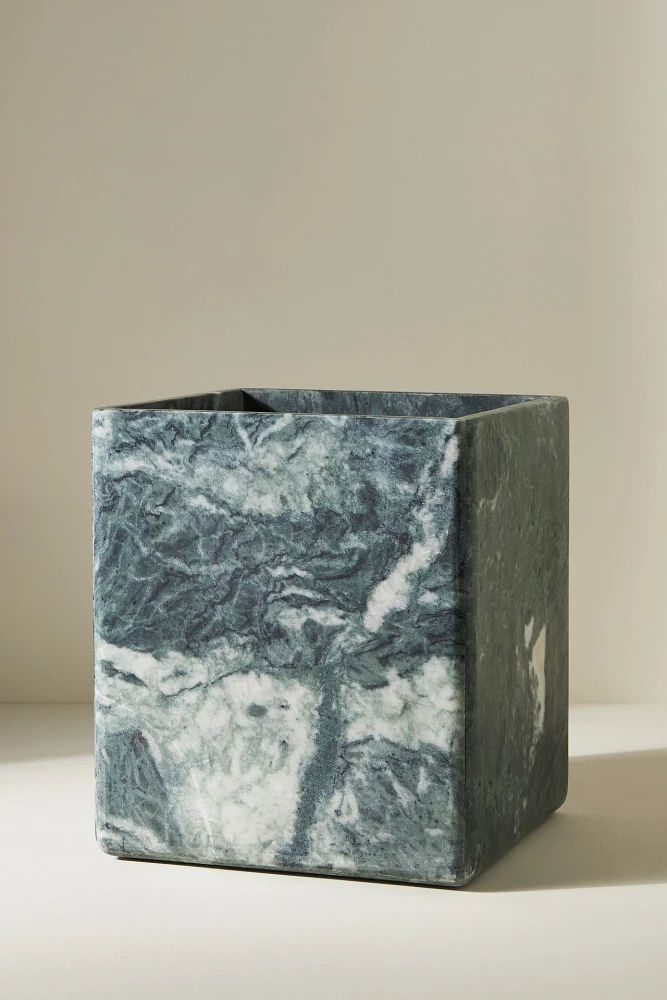 Esmeralda Marble Trash Can