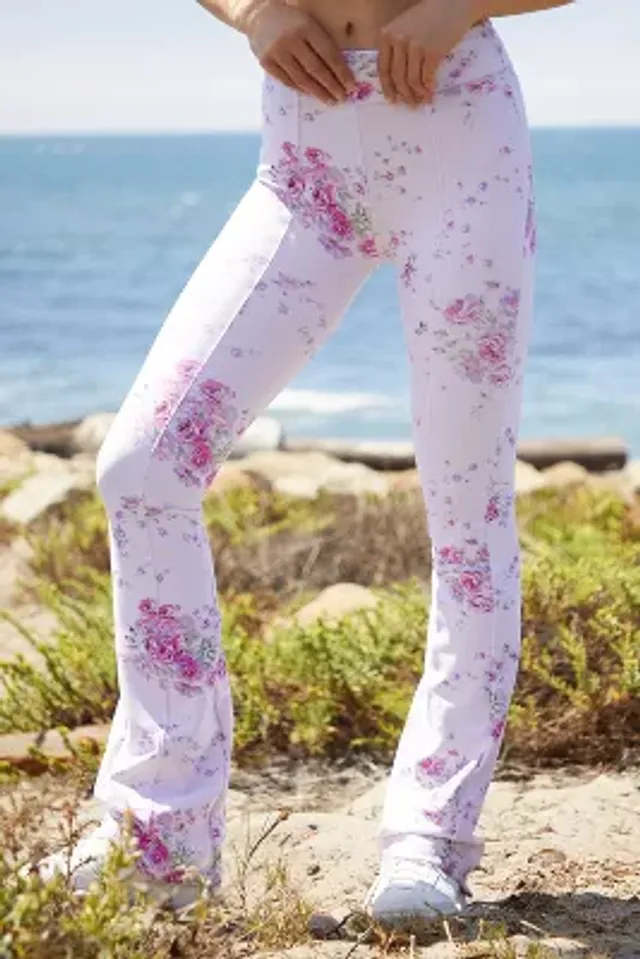 LoveShackFancy Jutta High-rise Performance Leggings in Pink
