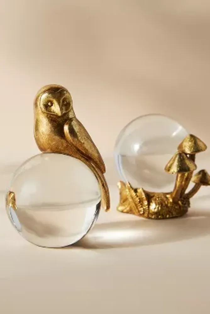 Charlotte Woodland Crystal Ball Decorative Object