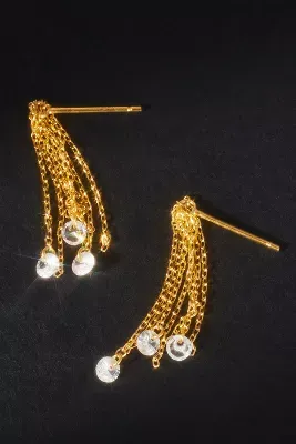 Crystal Fringe Earrings