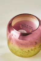 Metallic Ombre Fresh Fig & Pink Peppercorn Glass Candle