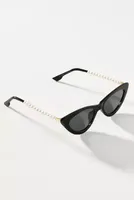 Pearl Cat-Eye Sunglasses