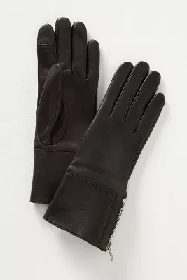 Carolina Amato Moto Zip Gloves