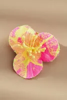 The Pink Reef Hibiscus Flower Earrings