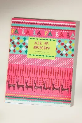 All Is Bright Wrapping Paper Book