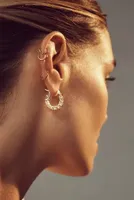 Embellished Geometric Earrings, Set of 3