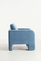 Velvet Lawson Chair