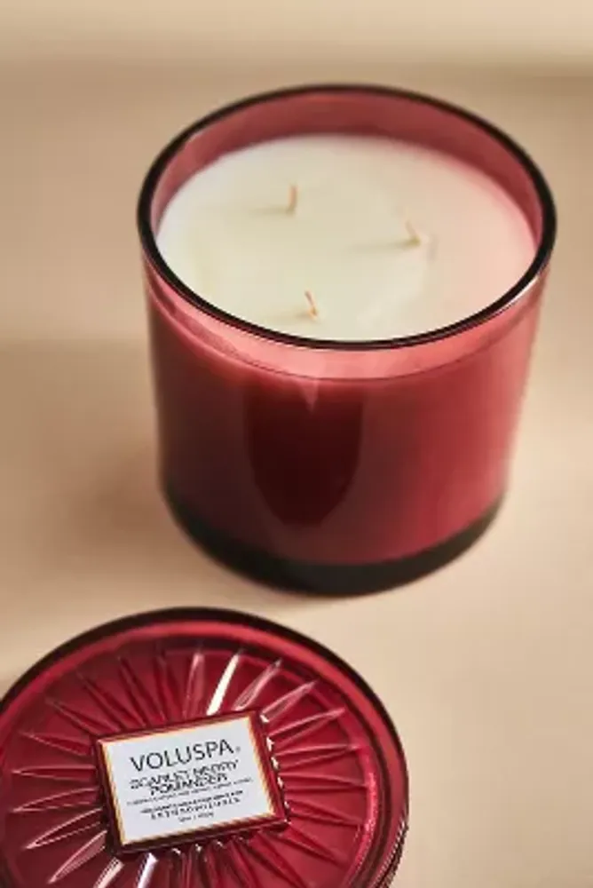Voluspa Scarlet Berry Pomander Maison Jar Candle