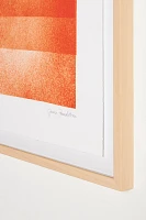 Soft Layers: Pink and Tangerine Wall Art 