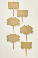 Orelia Cheese Markers, Set of 6