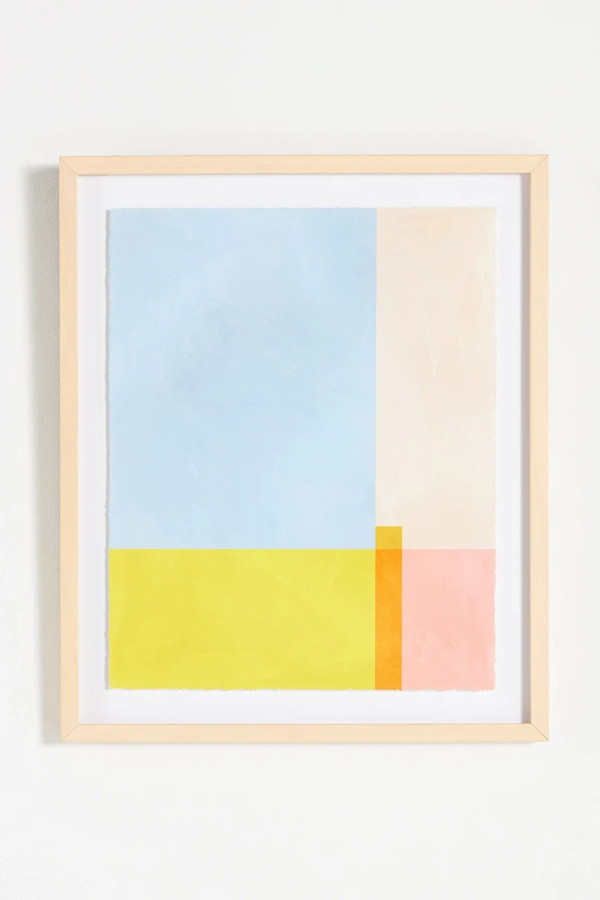 Playful Color Block Wall Art