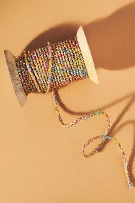 Colorful Braided Metallic Ribbon