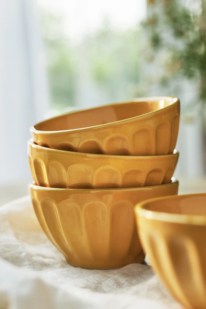 Amelie Latte Portuguese Stoneware Cereal Bowls