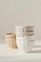 Amelie Latte Portuguese Stoneware Nut Bowls