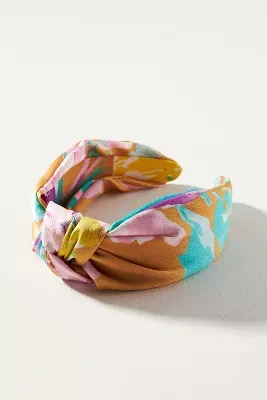 Printed Shimmer Knot Headband