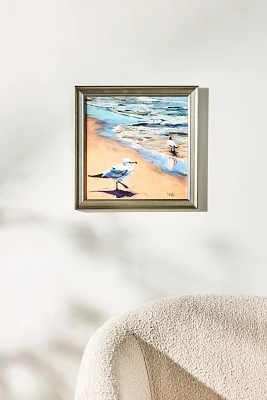 Seagull Flirting Wall Art