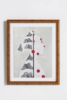 Red Dots and Butterflies Wall Art