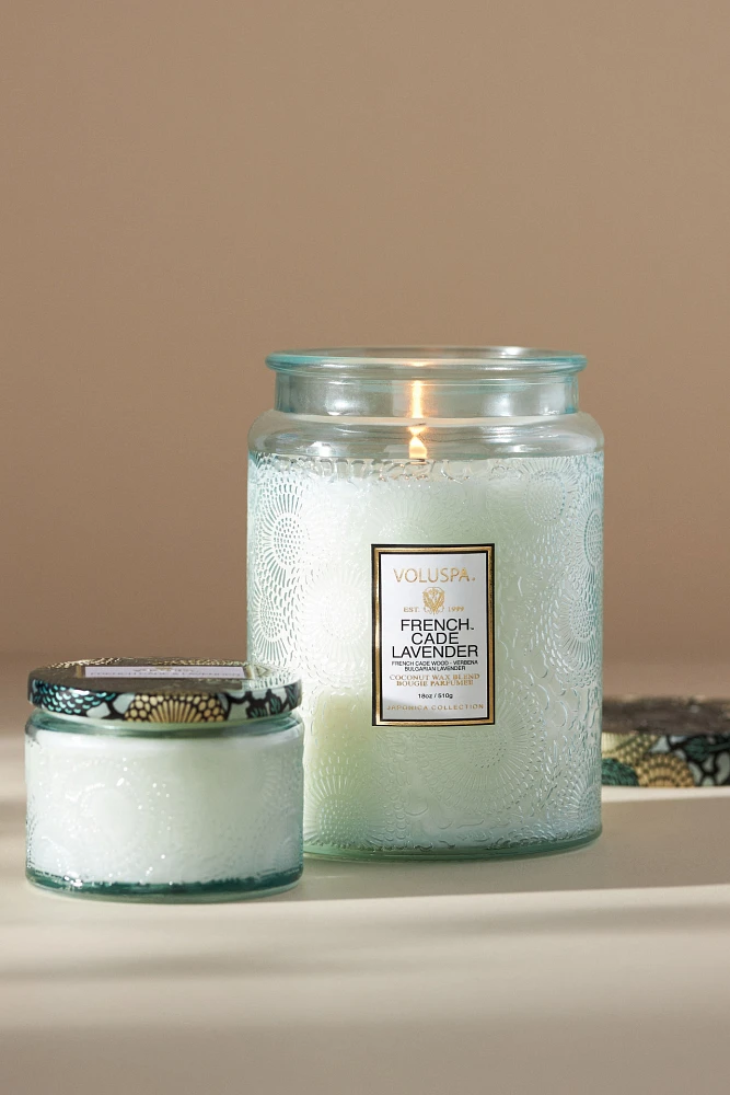 Voluspa Japonica French Cade & Lavender Glass Jar Candle​