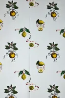 Lemon Toile Wallpaper