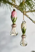Hyacinth Bulb Glass Ornament