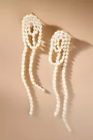 Shashi Vroom Pearl Earrings