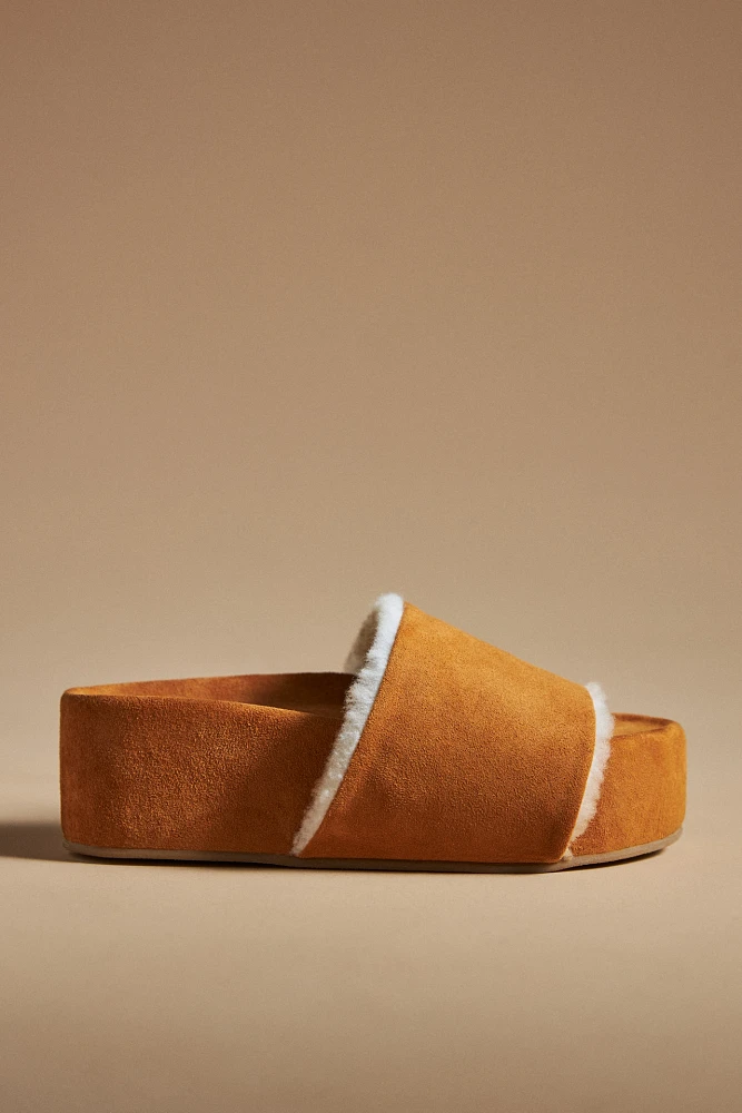 beek Albatross Shearling Sandals