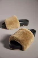 beek Pelican Shearling Sandals