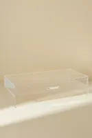 Acrylic Monitor Stand with Drawer