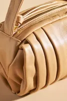 Mini Top-Knot Pleated Handbag