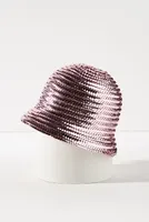 Anthony Peto Metallic Braids Cloche Hat