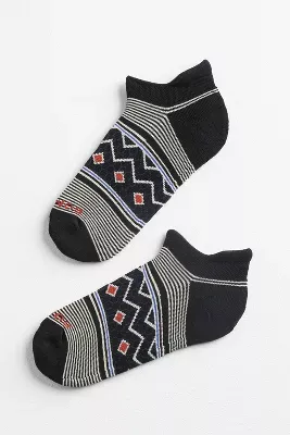 Bombas Solid Feed Stripe Fairisle Socks