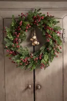 Faux Pine Berry Wreath