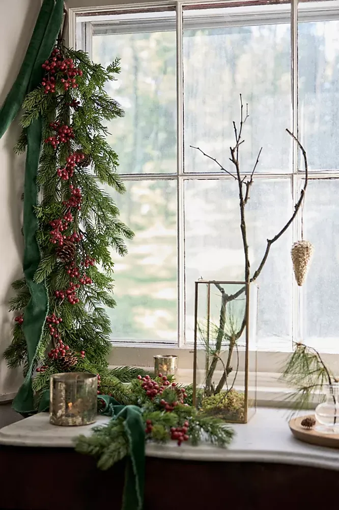 Faux Berry Garland