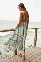 By Anthropologie Awning Striped Maxi Dress
