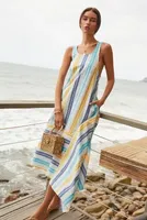 By Anthropologie Awning Striped Maxi Dress