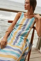 By Anthropologie Awning Striped Maxi Dress