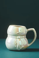 Merry Luster Snowman Stoneware Mug