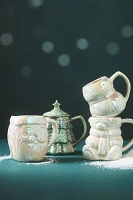 Merry Luster Snowman Stoneware Mug