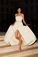 Sachin & Babi Brielle Strapless Embellished A-Line Gown