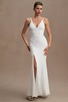 Dress The Population Iris Front-Slit Gown