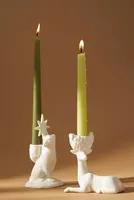 Winter White Creature Candle Holder