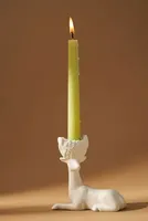 Winter White Creature Candle Holder