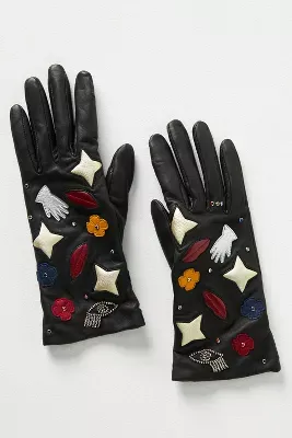 Agnelle Patch Gloves