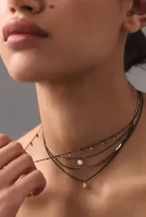 Delicate Hematite Chain Necklace