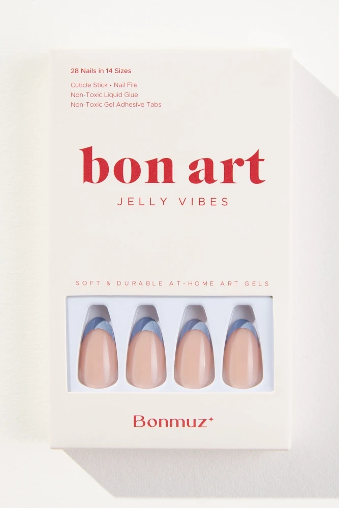 Bonmuz Jelly Press On Nail Set