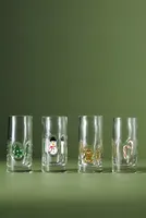 Festive Icon Shot Glasses, Set of 4