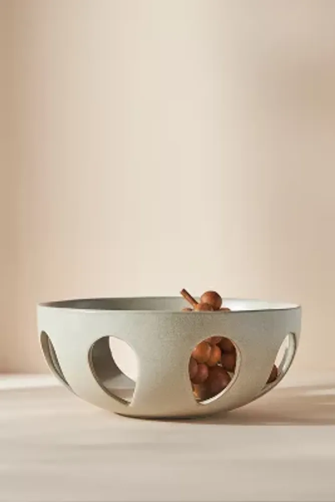 Gilded Leaf Decorative Bowl