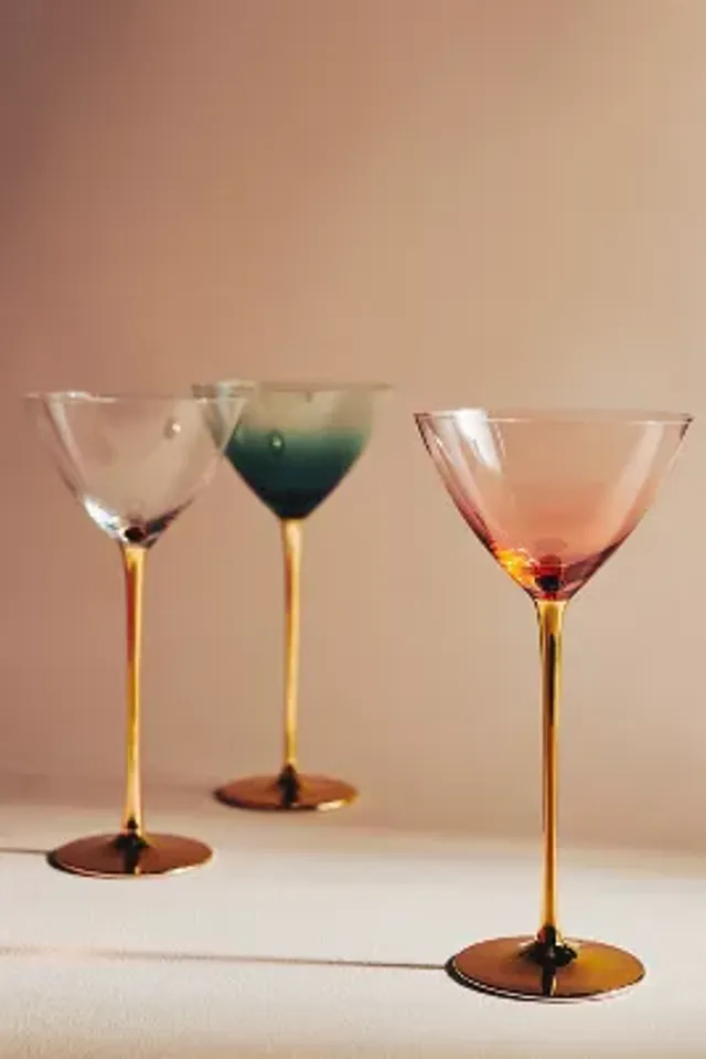 Dorset Cocktail Shaker & Martini Glasses, Set of 4