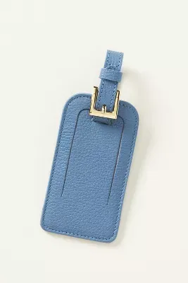 Wanderer Contrast Leather Luggage Tag